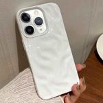 For iPhone 11 Pro Max Meteorite Texture Solid Color Glaze TPU Phone Case(White)