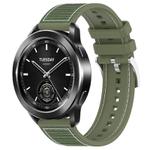 22mm For Xiaomi Watch S3 / 2 Pro / S2 / S1 xDfind Hybrid Nylon Braid Silicone Watch Band(Green)