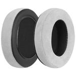 2 Pack Suede Splicing Earphone Replacement Earpads Pads For HyperX Cloud 1 / I / 2 / II / 3(Grey)