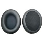 2 Pack Protein Leather Earphone Replacement Earpads Pads For HyperX Cloud 3(Black)