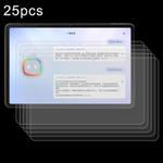 For Think Academy Learning Pad P4 12.1 25pcs 9H 0.3mm Explosion-proof Tempered Glass Film