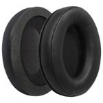 2 Pack Protein Leather Splicing Earphone Replacement Earpads Pads For HyperX Revolver S(Black)