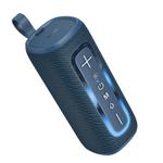 hoco HC36 Brocade Sports Bluetooth 5.4 Speaker Support TWS / FM / TF Card / USB / AUX(Navy Blue)
