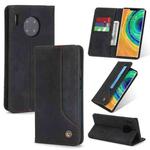 For Huawei Mate 30 Pro POLA 008 Series Retro Classic Magnetic Horizontal Flip Leather Case with Holder & Card Slots(Black)