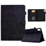 For Xiaomi Redmi Pad 2 Rhombus Embossed Leather Smart Tablet Case(Black)