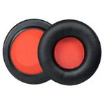 2 Pack Protein Leather Earphone Replacement Earpads Pads For Skullcandy HESH 1.0(Black Red Net)