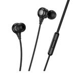 hoco M116 Type-C Benevolent Universal Earphones with Microphone(Black)