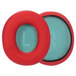 1 Pair Ice Silk Cloth Earphone Replacement Earpads Pads For Skullcandy Slyr Pro(Red Blue Net)