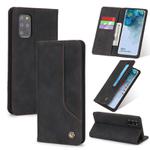 For Samsung Galaxy S20+ POLA 008 Series Retro Classic Magnetic Horizontal Flip Leather Case with Holder & Card Slots(Black)