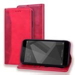 For Xiaomi Redmi 4X Business Stitching Horizontal Flip Leather Case with Double Folding & Bracket & Card Slots & Photo Frame & Wallet(Red)