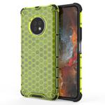 For Huawei Enjoy 20 Plus Shockproof Honeycomb PC + TPU Protective Case(Green)