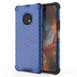 For Huawei Enjoy 20 Plus Shockproof Honeycomb PC + TPU Protective Case(Blue)
