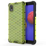 For Samsung Galaxy A01 Core Shockproof Honeycomb PC + TPU Protective Case(Green)