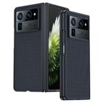 For Tecno Phantom V Fold2 Ultra-thin Carbon Fiber Texture Printing Phone Case(Black)