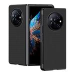 For Tecno Phantom V Fold Ultra-thin Carbon Fiber Texture Printing Phone Case(Black)