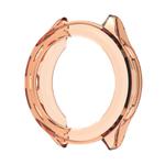 For Garmin Forerunner 570 47mm Half Coverage Hollow TPU Watch Protective Cover(Transparent Orange)
