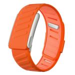 For WHOOP 5.0 Electrocardiogram Silicone Sports Watch Band(Orange+Light Orange)