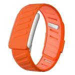 For WHOOP 5.0 Regular Silicone Sports Watch Band(Orange+Light Orange)