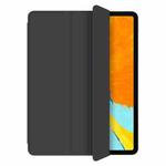 For iPad Pro 11 (2020) WIWU Magnetic 3-folding Horizontal Flip PU Leather Tablet Case with Holder & Wake-up / Sleep Function(Black)