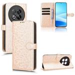 For Meizu Note 16 Pro Honeycomb Dot Texture Leather Phone Case(Gold)