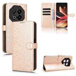 For Meizu Note 16 Honeycomb Dot Texture Leather Phone Case(Gold)