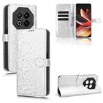 For Meizu Note 16 Honeycomb Dot Texture Leather Phone Case(Silver)