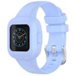 For GarminFit JR3 / Garmin Vivofit JR 3 xDfind Silver Steel Buckle Solid Color Silicone Watch Band(Cornflower Blue)