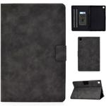 For Samsung Galaxy Tab A7 (2020) T500 Cowhide Texture Horizontal Flip Leather Case with Holder & Card Slots & Sleep / Wake-up(Grey)