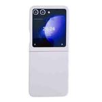 For Samsung Galaxy Z Flip7 5G Large Window Skin Feel PC Phone Case(White)