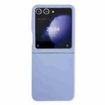 For Samsung Galaxy Z Flip5 Large Window Skin Feel PC Phone Case(Lavender)