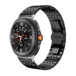 For Samsung Galaxy Watch8 22mm xDfind Seven-bead Solid Stainless Steel Watch Band(Black)