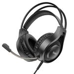 hoco W106 Tiger 3.5mm Plug Wired Gaming Headset(Black)