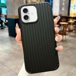 For iPhone 16 Plus Luggage-Inspired Design MagSafe Full Coverage Phone Case(Black)