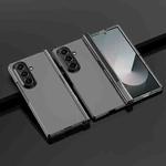 For Samsung Galaxy Z Fold7 5G Integrated Pen Slot Hinge Folding Phone Case, No Stylus(Transparent)