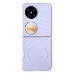 For Huawei Pocket 2 Wave Texture MagSafe Skin Feel PC Phone Case(Purple)