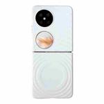 For Huawei Pocket 2 Wave Texture MagSafe Skin Feel PC Phone Case(White)