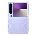 For Huawei Pura X Wave Texture MagSafe Skin Feel PC Phone Case(Purple)