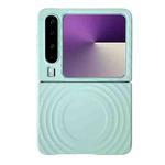 For Huawei Pura X Wave Texture MagSafe Skin Feel PC Phone Case(Mint Green)