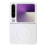 For Huawei Pura X Wave Texture MagSafe Skin Feel PC Phone Case(White)