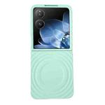 For Xiaomi Mix Flip Wave Texture MagSafe Skin Feel PC Phone Case(Mint Green)