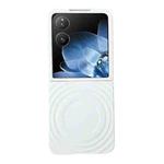 For Xiaomi Mix Flip Wave Texture MagSafe Skin Feel PC Phone Case(White)