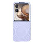 For Xiaomi Mix Flip 2 Wave Texture MagSafe Skin Feel PC Phone Case(Purple)