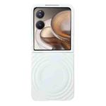 For Xiaomi Mix Flip 2 Wave Texture MagSafe Skin Feel PC Phone Case(White)