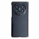 For Huawei Mate X6 Skin Meel PC Magnetic Hinge Folding Phone Case(Black)