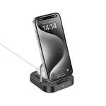 hoco CQ16B Astute 2 in 1 Desktop Wireless Charger(Black)