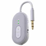 BT-20 2 in 1 Car Wireless Audio Adapter 3.5mm Audio Receiver Transmitter(White)