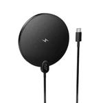 hoco CW62 Peak 15W Digital Display Desktop Wireless Charger(Black)