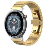 For Honor Watch Fit 22mm xDfind One-bead Bamboo Solid Stainless Steel Watch Band(Gold)