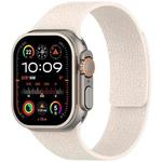 For Apple Watch 38 / 40 / 41 / S10 42mm xDfind Flat Head Litchi Texture Magnetic Silicone Watch Band(Starlight)