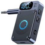 JS2 2 in 1 Car Wireless Audio Adapter 3.5mm Audio Receiver Transmitter(Black)